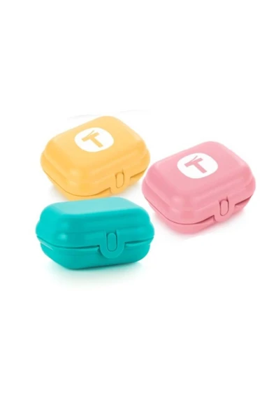 tupperware Eko İstiridye Mini Taşıma Kabı 3 lü Set ürün görseli 1