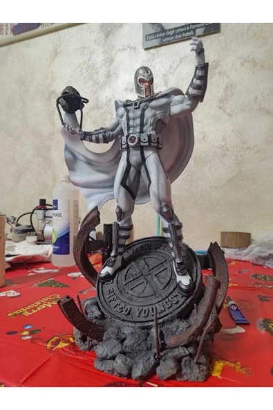 TuransoyCraft X-Men Magneto Boyalı Figür X-Men Magneto Figür 25CM Büyük Boy ürün görseli 1