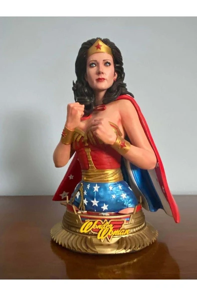 TuransoyCraft DC ComicsWonder Woman Boyalı Büst 15CM ürün görseli 1