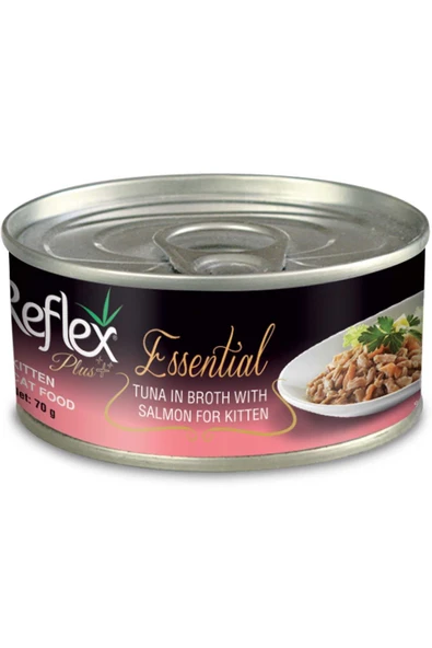 ReflexPlus Yavru Kedi Yaş Mama Ton Balık,Somon 70G ürün görseli 1