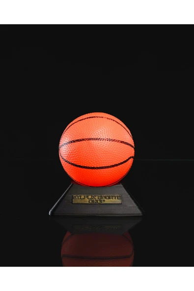 TuransoyCraft İsme Özel Basketbol Topu Standı Dekoratif Obje 13CM ürün görseli 1