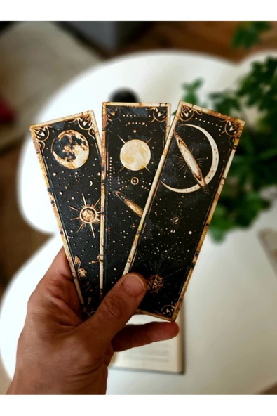 TuransoyCraft Astrolojik Kitap Ayracı 3'lü set (KALIN SERT PLASTİKTİR) ürün görseli 1