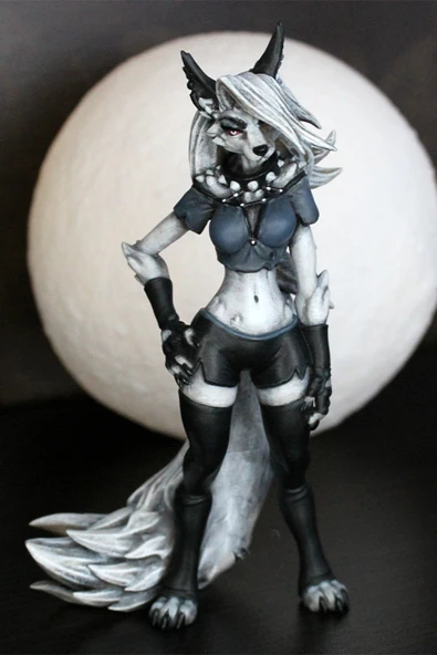 TuransoyCraft Helluva Boss Loona Figür Hazbin Hotel Loona Figür 25CM Büyük Boy ürün görseli 1