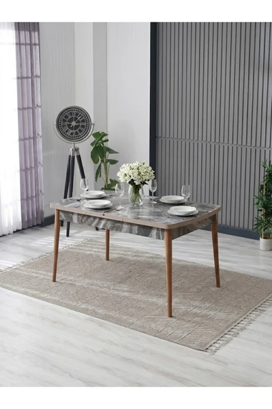 83 X 130 AÇILABİLİR YEMEK MASASI (AÇILDIĞINDA 80 X 170 OLMAKTADIR ) ürün görseli 1
