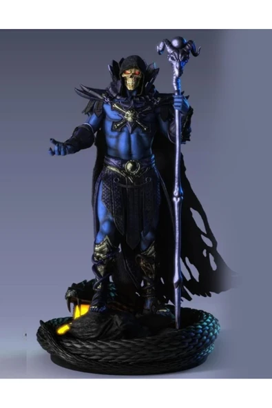 TuransoyCraft İskeletor Boyalı Figür Skeletor Figür Büyük Boy 20CM ürün görseli 1