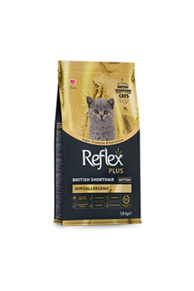 Reflex Plus Yavru Kedi Mama British Shorthair1.5Kg ürün görseli 1