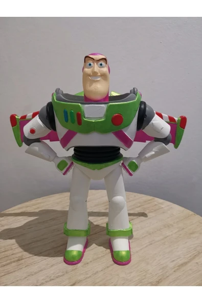 TuransoyCraft Toy Story Buzz Lightyear Boyalı Figür Oyuncak Hikayesi Buzz Lightyear Büyük Boy 20CM ürün görseli 1