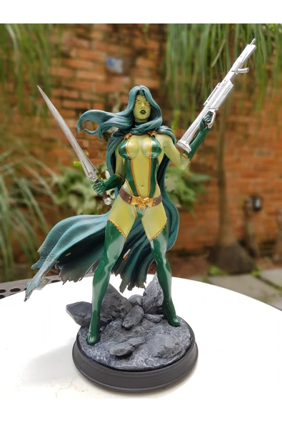 TuransoyCraft Guardians Of The Galaxy Gamora Obje Galaksinin Koruyucuları Gamora Figür 25CM Büyük Boy ürün görseli 1