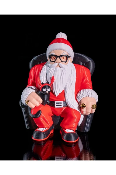 TuransoyCraft Yılbaşı Süsü Noel Baba Obje 15CM ürün görseli 1