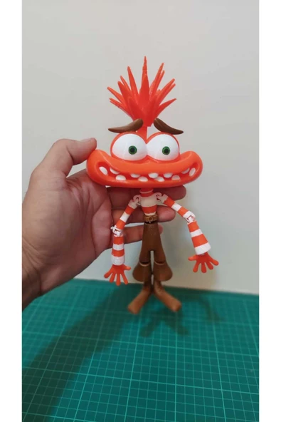 TuransoyCraft Anxiety Kaygı Hareketli Ters Yüz 2 Figür 15 CM V3 ürün görseli 1