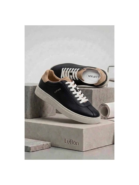 Lufian Paul 111230293 Erkek Deri Siyah Sneaker ürün görseli 1