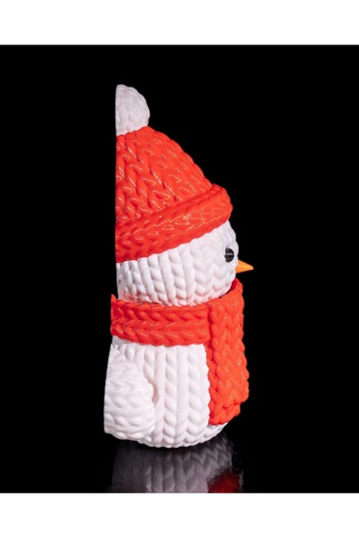 TuransoyCraft Yılbaşı Süsü Kardan Adam Hareketli Oyuncak 9CM ürün görseli 1