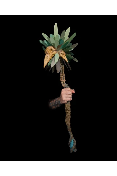 TuransoyCraft Druid's Quarterstaff  Doğanın Gücüyle Yoğrulmuş Kutsal Sopa ürün görseli 1
