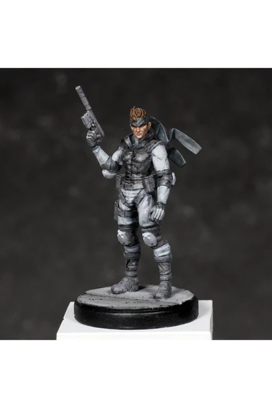 TuransoyCraft Metal Gear Solid Snake Boyalı Figür Büyük Boy 25CM ürün görseli 1