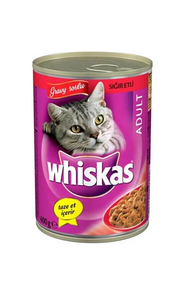 Whiskas Kedi Yaş Maması Biftekli 400 G ürün görseli 1