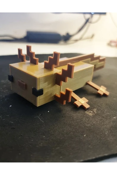 TuransoyCraft Minecraft Axolotl Boyalı Figür Minecraft Aksolotl Obje 15CM ürün görseli 1