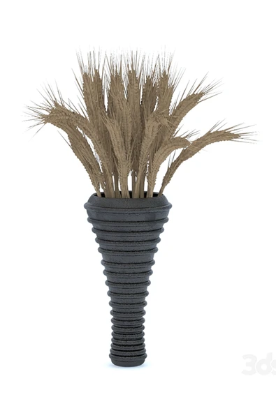 TuransoyCraft Coal Modern Vazo Büyük Boy 25CM Dekoratif Sert Plastik Modern Vazo ürün görseli 1