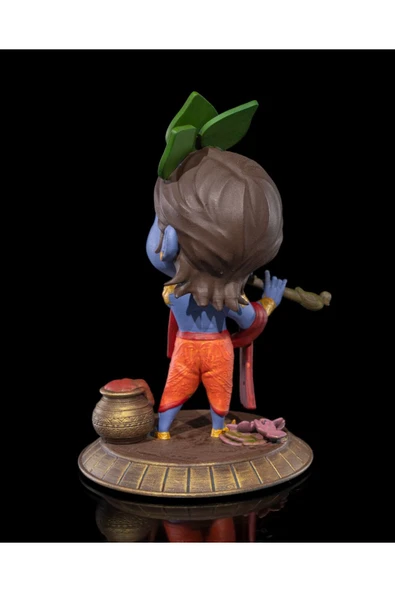 TuransoyCraft Chibi Krishna Boyalı Fİgür - Resim 6