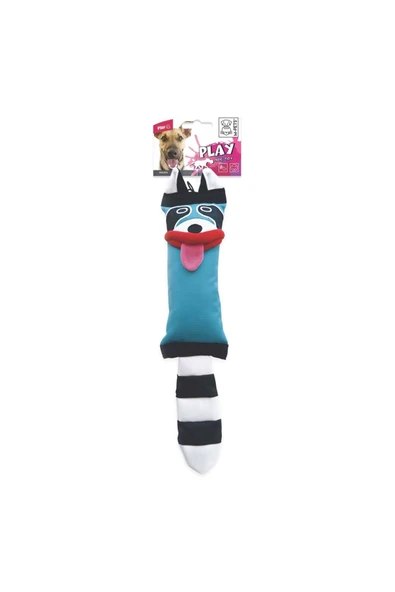 M-Pets Köpek Oyuncağı Sevimli Rakun Peluş Kırmızı ürün görseli 1
