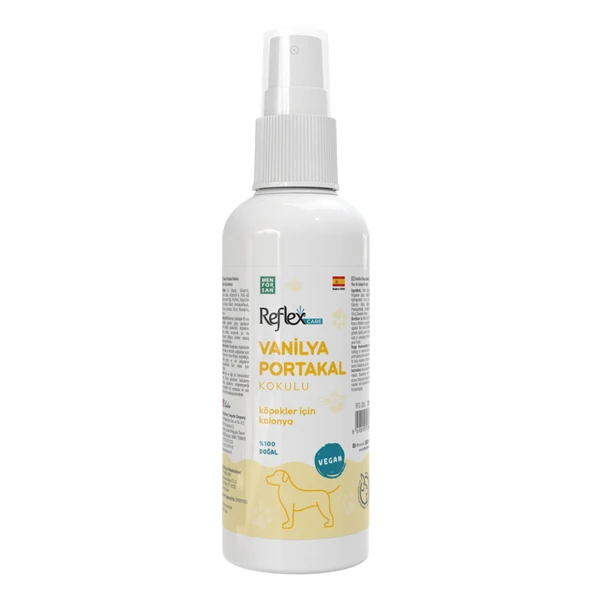 Relax Reflex Care Vanilya ve Portakal Kokulu Köpek Kolonyası 125ml ürün görseli 1