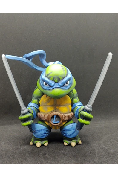 TuransoyCraft Mutant Ninja Turtles Chibi Boyalı Figür Ninja Kaplumbağalar Chibi Figür ürün görseli 1