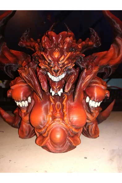 TuransoyCraft Diablo Dark Lord Büst Diablo Büst Lord Of Terror Büst 13CM ürün görseli 1