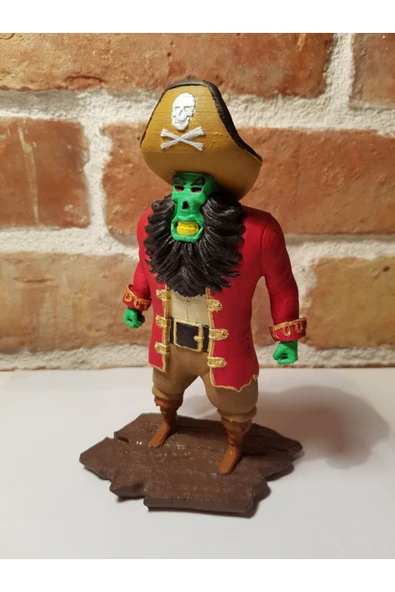 TuransoyCraft Monkey Island LeChuck Boyalı Figür Maymun Adası Lechuck Figür Büyük Boy 25CM ürün görseli 1