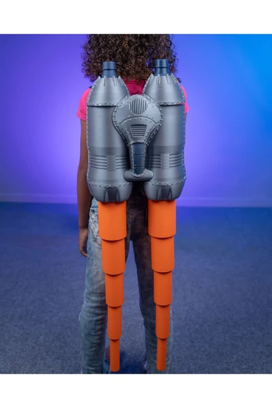 TuransoyCraft Star Wars Mandalorian Açılır Kapanır Alev Efektli Giyilebilir Jetpack ürün görseli 1