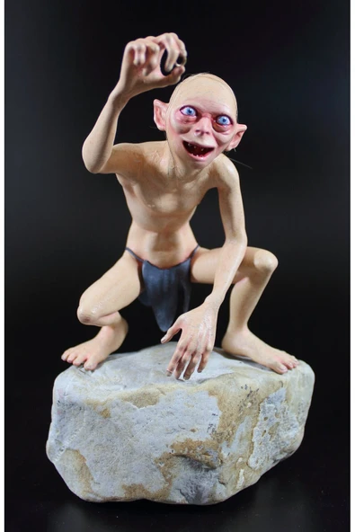 TuransoyCraft Yüzüklerin Efendisi Gollum Figür Yüzüklerin Efendisi Gollum Kıymetlisi Obje 25CM Büyük Boy ürün görseli 1