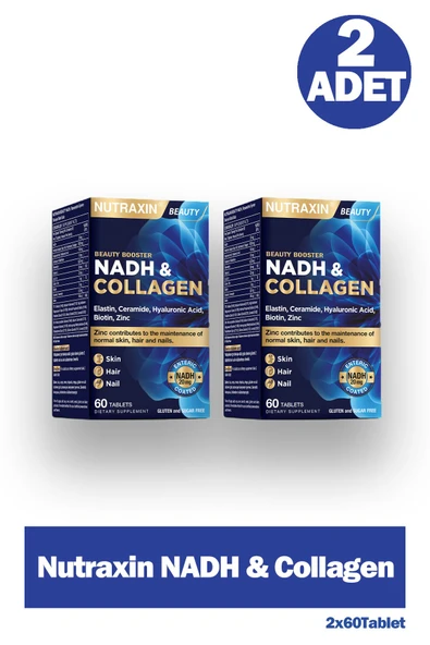 Nutraxin NADH & Collagen 60 Tablet 2 Adet ürün görseli 1