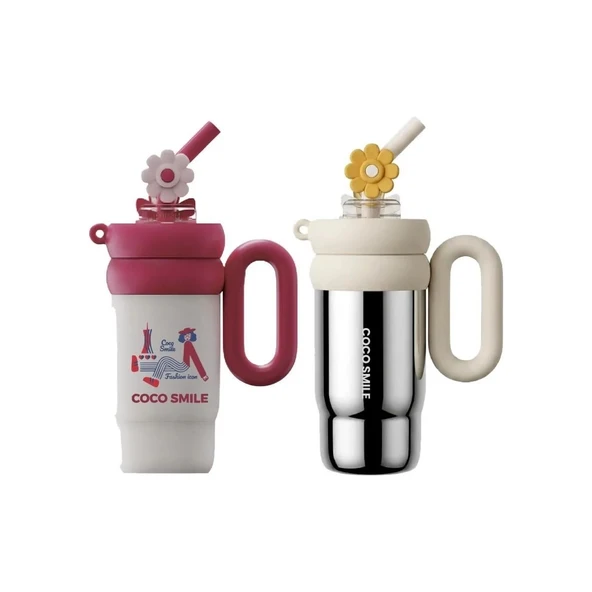 Coco Smile 760ML Çelik Termos - Resim 4