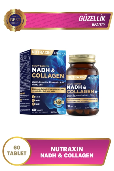 Nutraxin NADH & Collagen 60 Tablet ürün görseli 1