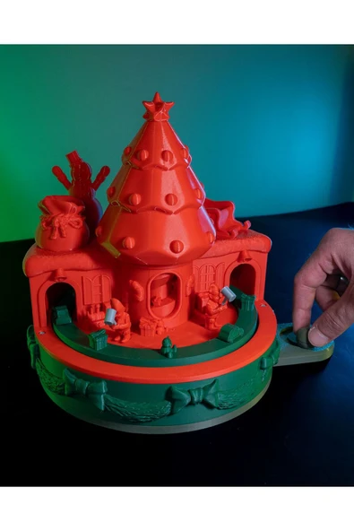 TuransoyCraft Yeni Yıl Hediyesi Hareketli Oyuncak Yılbaşı Oyuncak Büyük Boy 25CM ürün görseli 1