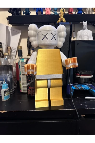 TuransoyCraft Kaws Boyalı Figür Büyük Boy 20CM ürün görseli 1