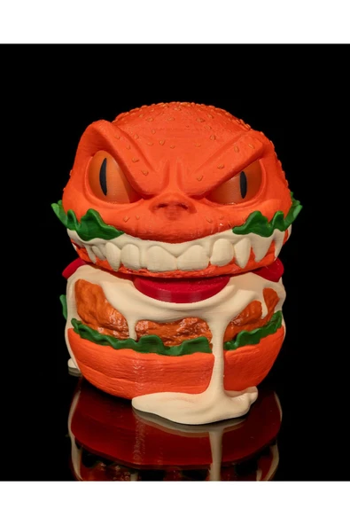 ALÇİN DİZAYN Renkli 16cm Hamburger Saklama Kutusu, Pratik ve Şık Saklama Çözümü ürün görseli 1