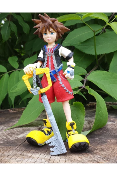 TuransoyCraft Kingdom Hearts Sora Boyalı Figür 13CM ürün görseli 1