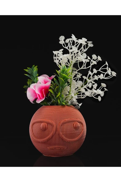 TuransoyCraft Smile Dekoratif İskandinav Vazo Gülümseyen Vazo ürün görseli 1