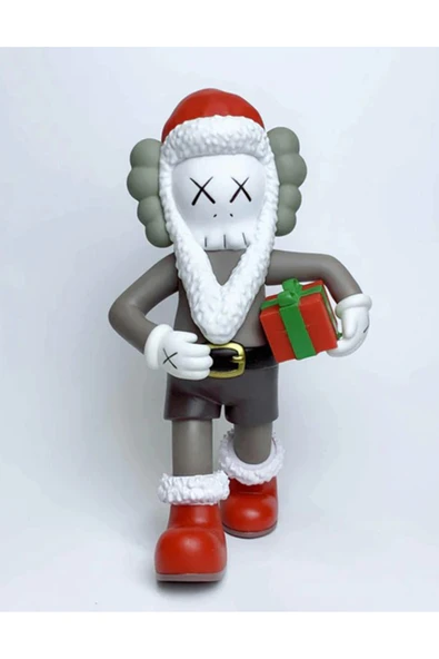 TuransoyCraft Kaws Noel Baba Figür Kaws Boyalı Figür Kaws Yılbaşı Dekoru Büyük Boy 20CM ürün görseli 1