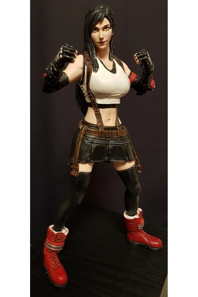 TuransoyCraft Final Fantasy 7 Tifa Lockhart Figür Final Fantasy 7 Prenses Rosa Obje Büyük Boy 25CM ürün görseli 1