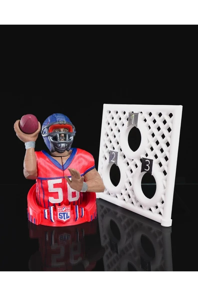 TuransoyCraft Amerikan Futbolu Hareketli Oyuncak Amerikan Futbolu Oyunu 18CM ürün görseli 1
