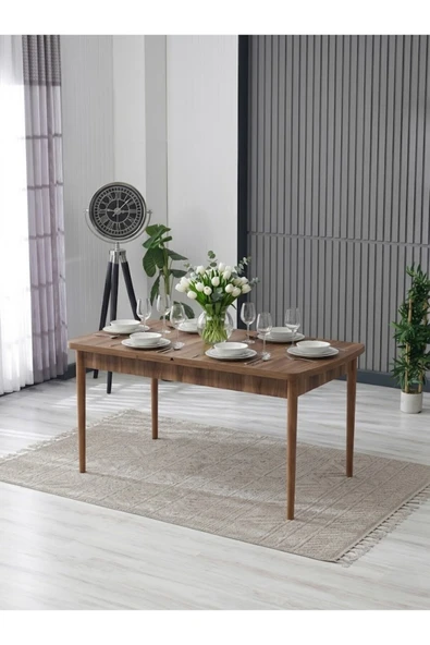 81 X 130 AÇILABİLİR YEMEK MASASI (AÇILDIĞINDA 80 X 170 OLMAKTADIR ) ürün görseli 1