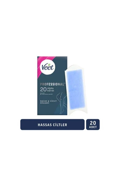 Veet Professyonel Ağda Bandı Hassas Promo 20'li ürün görseli 1