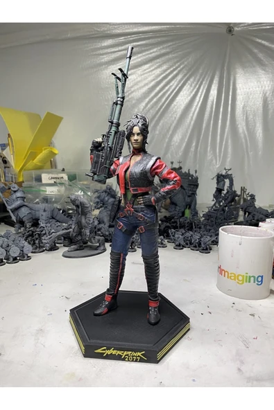 TuransoyCraft Cyberpunk Panam Palmer Figür Büyük Boy 25CM ürün görseli 1