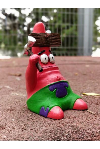 TuransoyCraft Sponge Bob Patrick Figür Sünger Bob Patrick Figür 15CM - Resim 3