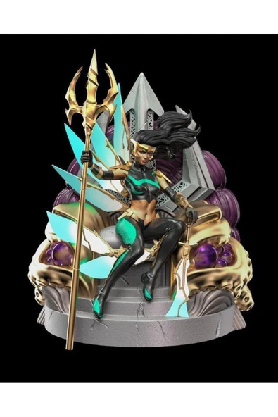 TuransoyCraft Marvel Pearl Pangan Boyalı Figür Agents of Atlas Pearl Pangan Figür Büyük Boy 25CM ürün görseli 1
