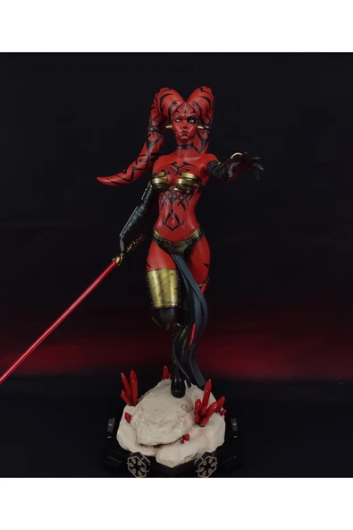 TuransoyCraft Star Wars Darth Talon Figür Star Wars Darth Talon Dekoratif Obje Büyük Boy 25CM ürün görseli 1
