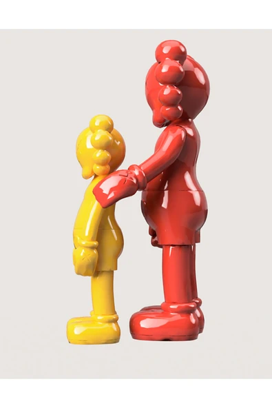TuransoyCraft KAWS Çift Boyalı Figür Büyük Boy 20CM ürün görseli 1