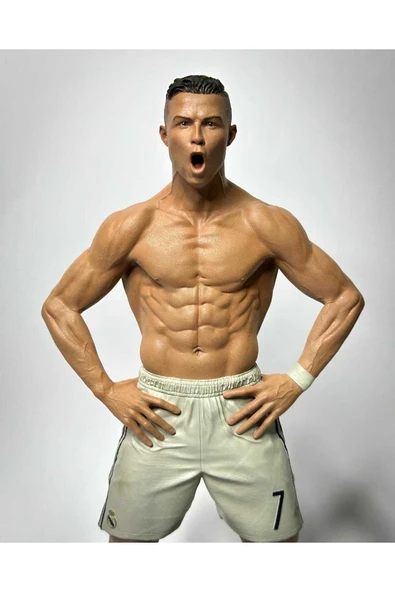 TuransoyCraft Cristiano Ronaldo Ultra Realistic 8K Figür MEGA BOY 40 CM ürün görseli 1