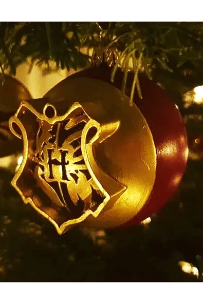 TuransoyCraft Harry Potter Çam Ağacı Süsü Harry Potter Hogwarts Yılbaşı Süsü ürün görseli 1