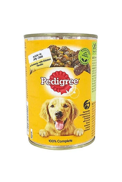 Pedigree Köpek Yaş Maması Tavuklu Ve Havuçlu 400 G ürün görseli 1